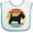 White and Blue, variant on Inktastic Scottie Dog Vintage Scottish Terrier Boys or Girls Baby Bib