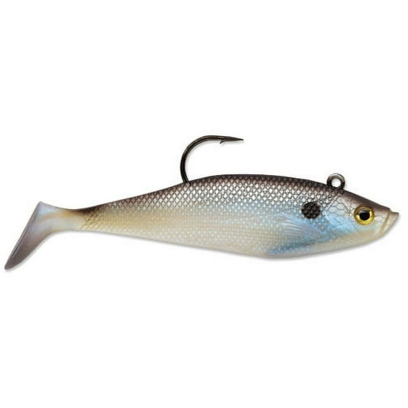 Storm WildEye Swim Shad 3" Fishing Lure 1/4oz Natural Shad 3pcs