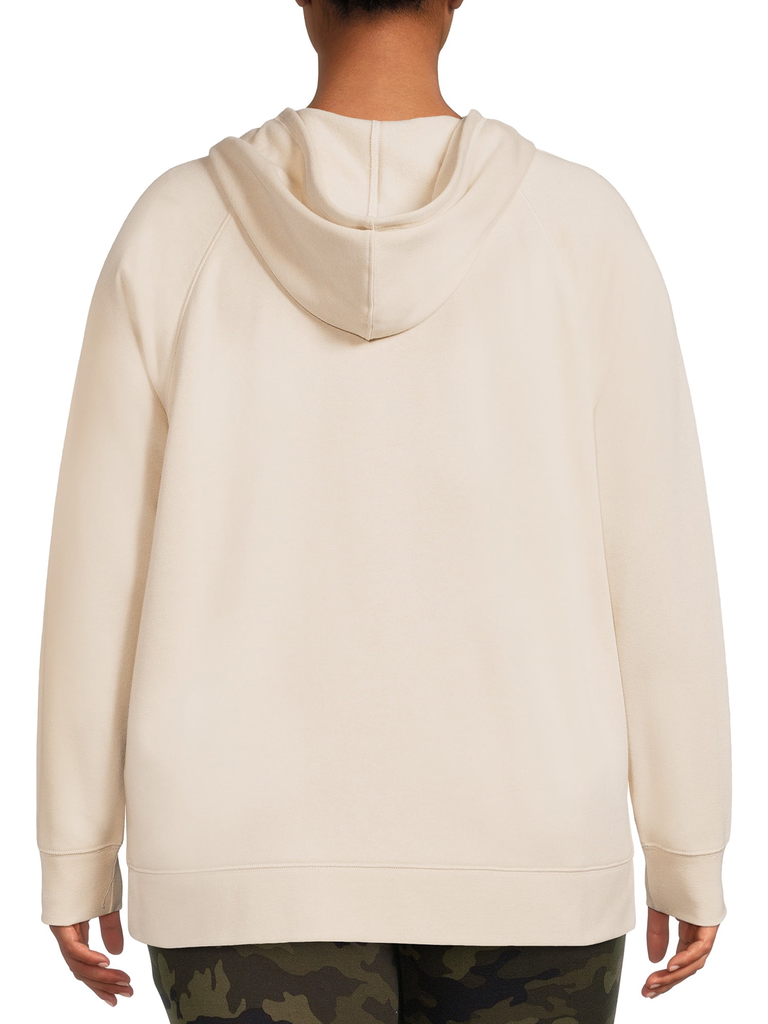 Terra & Sky Women's Plus Size Fleece Zip Up Hoodie