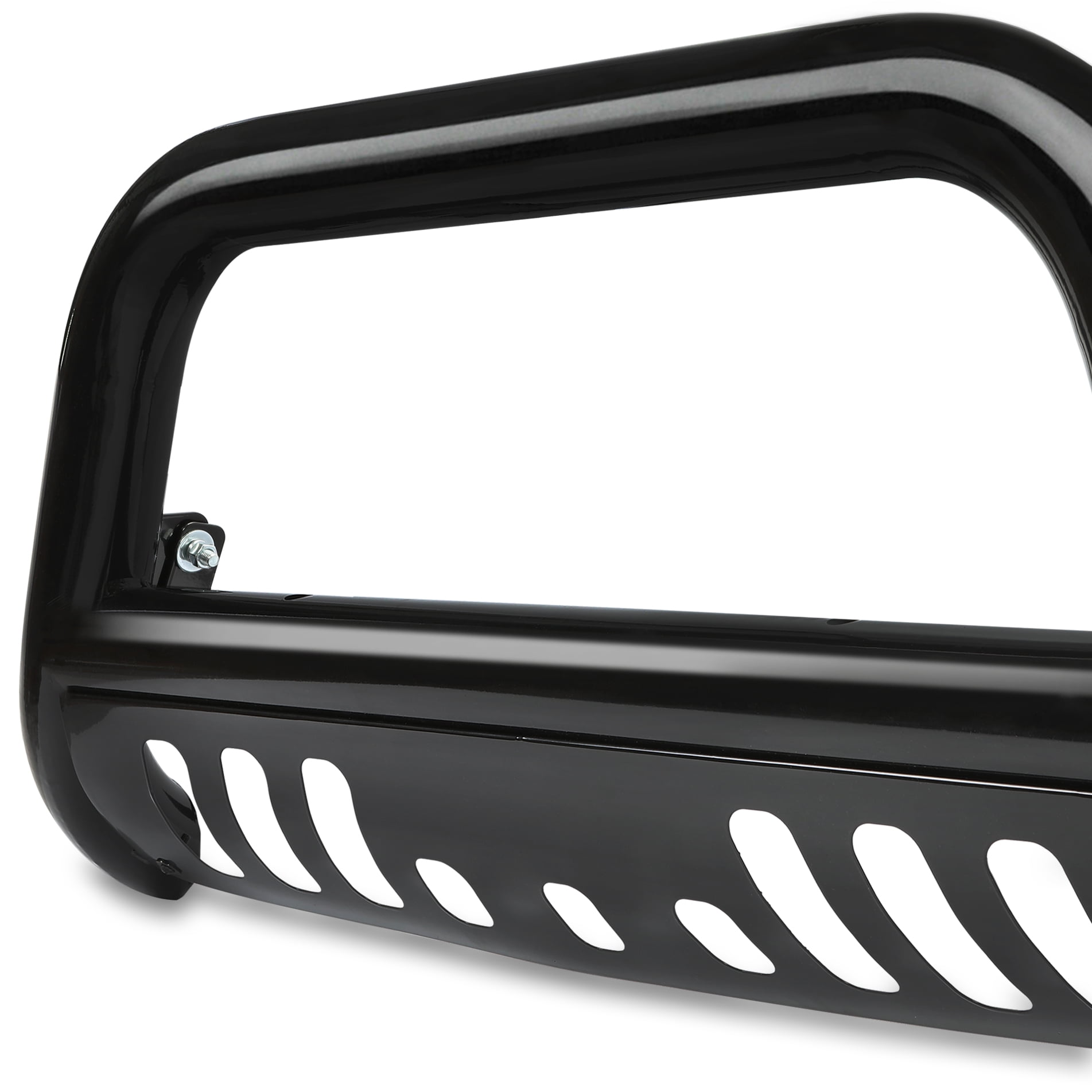 Kojem 3’’ Front Bumper Bull Bar Brush Push Fits 2007-2020 Chevy Silverado GMC Sierra Tubing Black with Instruction