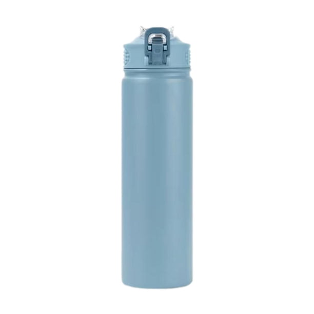 Botella de agua de Acero inoxidable Soledad 750 ml tapa de cierre hermético azul