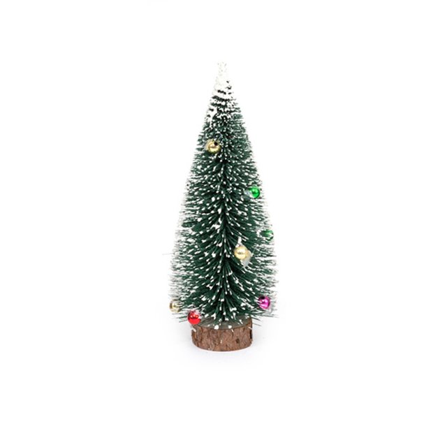 Toystoory árbol de Navidad atmósferas temáticas en miniatura decoración de Navidad artesanía de plástico adorno de planta accesorio de Kits de decoración para fiestas 25cm Toystoory HA065040-04