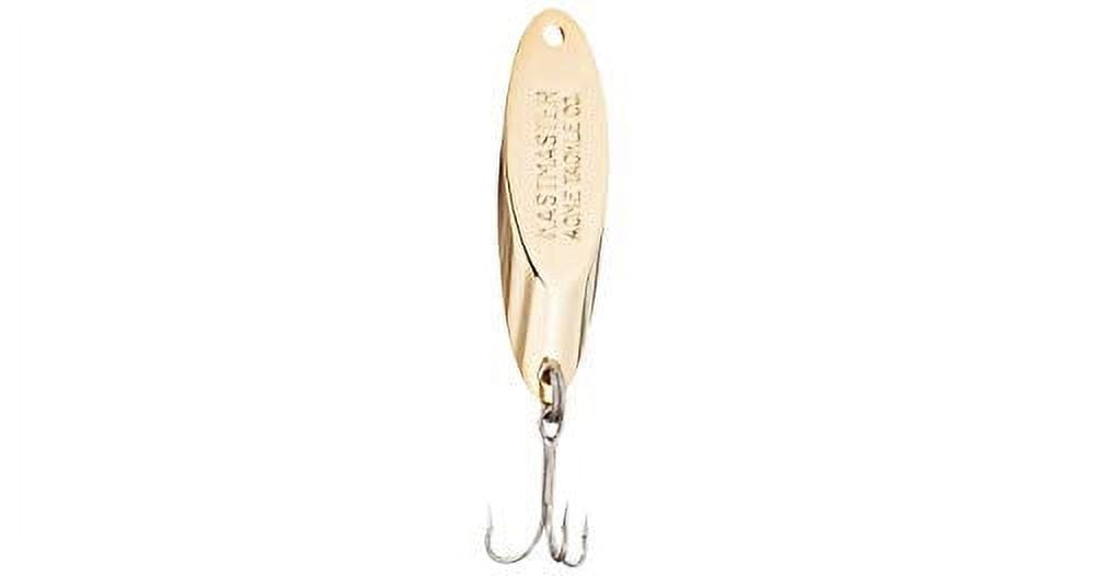(2 pack) Acme Tackle Freshwater Kastmaster, Fishing Spoon, 1/8 oz., Gold, Lake