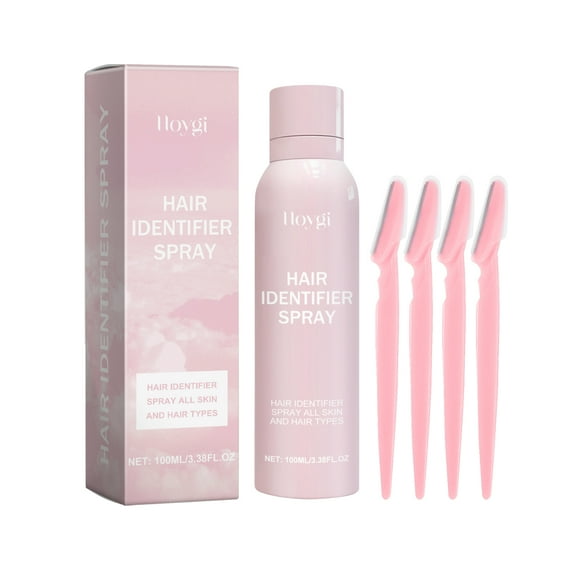 Hoygi Facial Hair Identification Spray Spray suave, no irritante, limpiador, suavizante y depilador,100ml