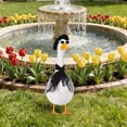 thumbnail image 6 of SHENGXINY Porch Goose Outfits, Large White Holiday Porch Goose Clothes for Outdoor Yard Garden Patio Holiday Decorations Black 23in, 6 of 6