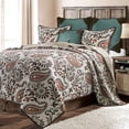 thumbnail image 2 of HiEnd Accents Rebecca Reversible King Quilt Set, 2 of 7