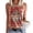 Red, variant on Women's Tanks Crewneck Sleeveless Print Tank Tops for Summer Casual Loose Fit Basic T Shirts Beach Blouse Women’s Apparel Dark Blue XXL