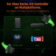 thumbnail image 2 of Accesorios inalámbricos para botones traseros para Xbox Series X|S, Xbox One y Switch: paletas para mando Turbo, compatibles con audio por cable, funcionan en PC con Windows 10 y 11, 2 of 8