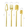 thumbnail image 3 of Juego de Cubiertos Dorados Idea Nuova 24 piezas de Acero Inoxidable, 3 of 5