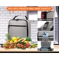 thumbnail image 3 of Lunch Box for Men - Reusable Lunch Bag Men Adult Women- Insulated Small LunchBox, 3 of 6