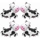 thumbnail image 1 of 4 Pack Cow Balloon Farm Animal Party Supplies, 1 of 4