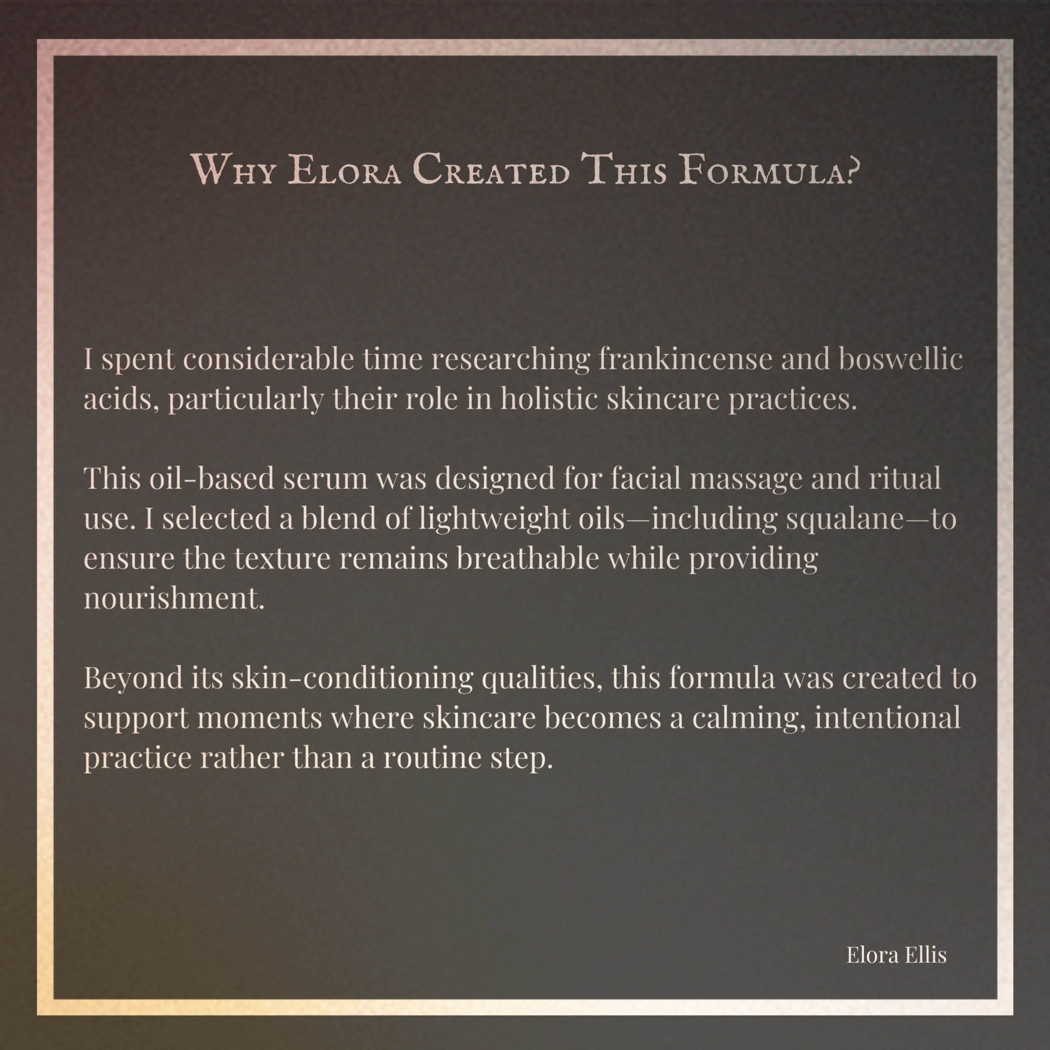 Elora Clinic Frankincense Oil for Skin -Boswellic acid  Frankincense Oil for Face - Skin Essential Oils Frankincense and Myrrh Oil for Skin - Rejuvenating Oil Face Moisturizer - Face Calming Serum