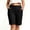 Black women high waisted shorts with pockets a1, variant on Women's High Waisted Straight Shorts with Pockets Casual Bermuda Shorts Solid Regular Fit Travel Shorts Summer Beach Lounge, White M