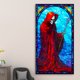 thumbnail image 3 of 5D DIY Full Round Drill Diamond Painting Glass Red Robe Death Kit Decor 40x70cm JShteea El nuevo, 3 of 9