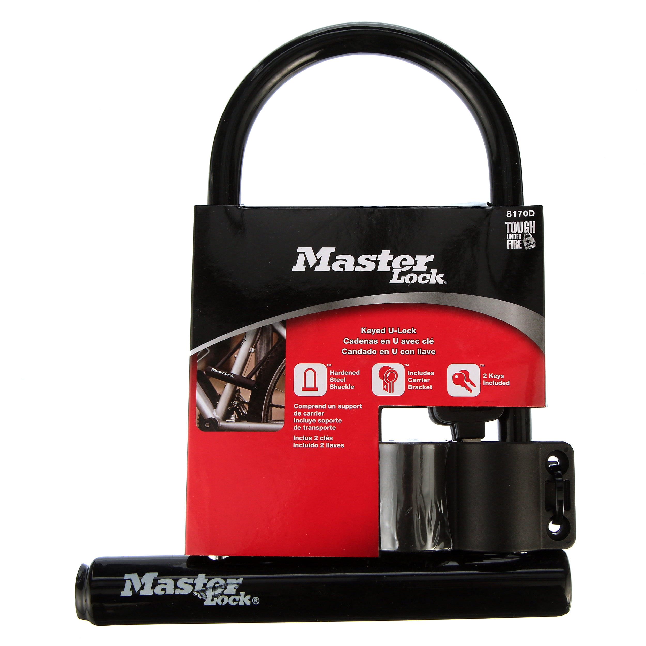 Master Lock 8184D Extra Wide Bicycle /"U/" Lock