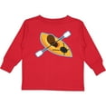 thumbnail image 3 of Inktastic Colorful Kayak Boys or Girls Long Sleeve Toddler T-Shirt, 3 of 5