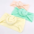 thumbnail image 4 of LNMQLPDBS Baby Bows Headband Children's Day Gifts Handmade Newborn Headbands Soft Stretchy Hair Bands Toddler Hair Accessories Bows for Infant Kids, 4 of 5