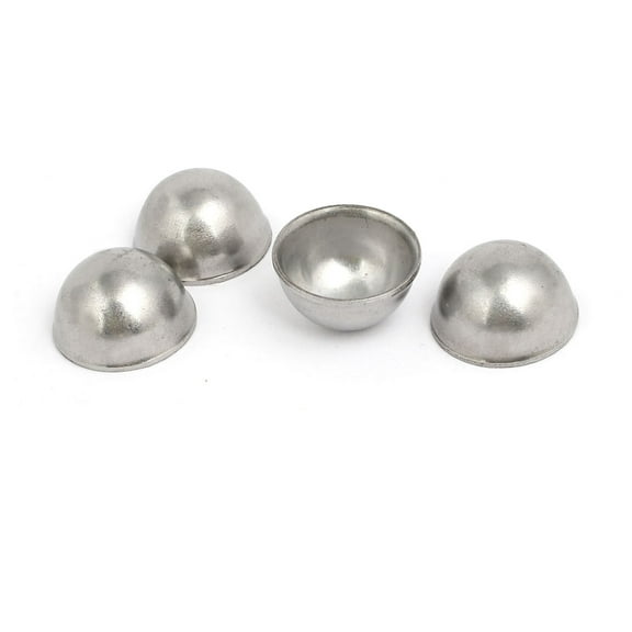 Staircase 304 Stainless Steel Decorative Hemisphere 19mm Dia 1mm Thickness 4pcs