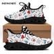 thumbnail image 1 of Zapatos de enfermera con bonitos dibujos animados para mujer, zapatillas deportivas para correr, zapatos planos de malla ligera, calzado para mujer, 1 of 6