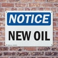 thumbnail image 4 of (2 Pack) New Oil OSHA Notice Sign 10 Inch X 7 Inch Indoor / Outdoor Rust-Free Aluminum Metal Signs for Workplace, Workshop, and Construction Site, Made in the USA, 4 of 8