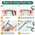 thumbnail image 2 of Kit de Cinta Floral y Alambre Floral. Incluye 4 Rollos de Cinta Floral y 40 Tallos de Alambre para Envolver ., 2 of 5