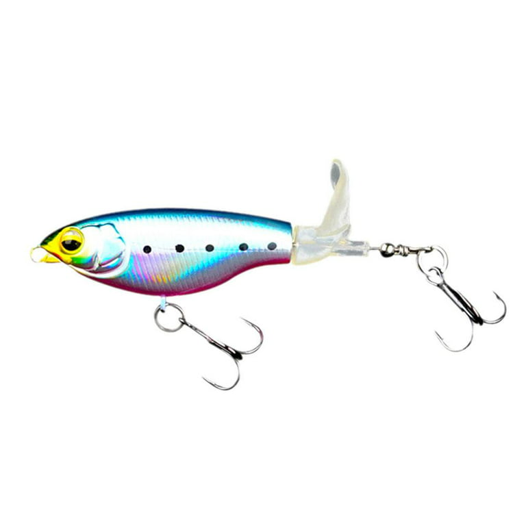 Surf Fishing Lures Rotating Propeller Tail Plopper Lure 2.95H3 F4R3 