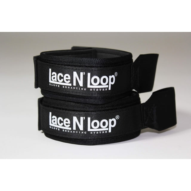 Guantes de boxeo Lace N Loop Straps con cordones Converter Black