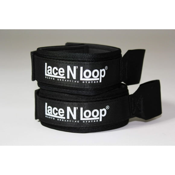 Guantes de boxeo Lace N Loop Straps con cordones Converter Black