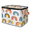 Multicolor 3, variant on ADECORIVY Black Gold Marble Storage Bin with Zipper Lid, Fabric Foldable Shelf Baskets Boxes, Closet Lidded Storage Bins, Decorative Clothes Organizer for Bedroom Home