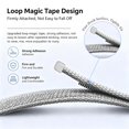 thumbnail image 4 of MJSHUN Nylon Sport Band Compatible with Google Fitbit Air,Soft Breathable Wristband Replacement Compatible with Fitbit Air Fitness, Hook & Loop Adjustable Performance Loop for Screenless Tracker, 4 of 7