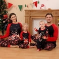 thumbnail image 3 of 2023 New Year's Clothes Mom Daughter Dad Son Baby Dog Matching Outfits Christmas Family Look Pajamas Set Elk Print Sleepwear Pjs, 3 of 4
