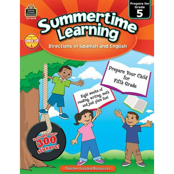 Summertime Learning Grd 5 - Spanish Directions (Paperback)