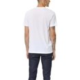 thumbnail image 4 of Lacoste Mens V-neck Pima Cotton Jersey T-shirt White TH6710 001, 4 of 4