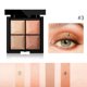 thumbnail image 3 of 4 colores impermeables de larga duración mate sombra de ojos brillo sombra de ojos paleta de polvo 3#, 3 of 6