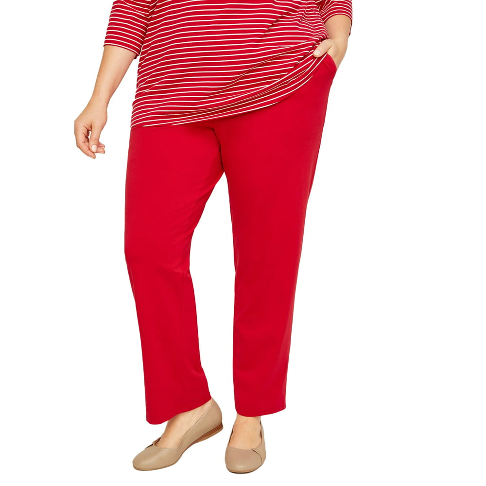 Catherines - Catherines Women's Plus Size Suprema Pant - 3X, Red (4306 ...