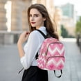 thumbnail image 6 of FORMRS Mini Backpack Purse for Women Quilted Travel Daypack Casual Shoulder Bag, Heart Geometric, 6 of 7