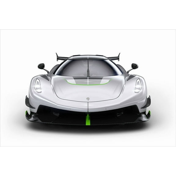 Koenigsegg Jesko Sports Car Luxury Car Wall Art Home Decor - 12x18 Inch Laminated Poster - Stunning Detail and Bold Colors