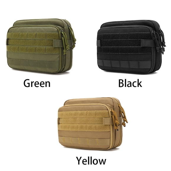 Tactical Admin Pouch of Cut Design, Utility Pouches Attachment EMT Organizer with Map Pocket EMT Pack IFAK Tool Holder