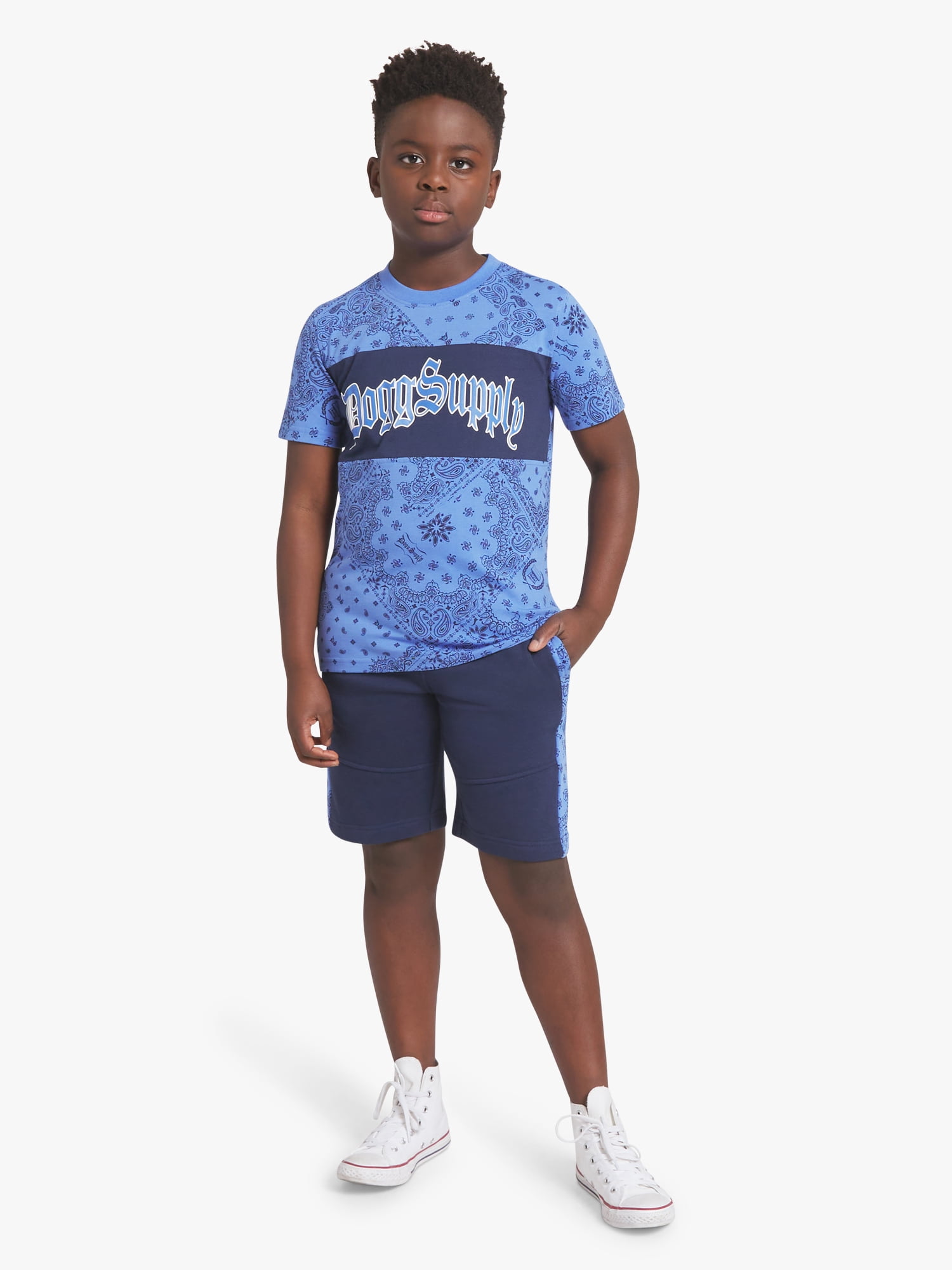 Dogg Supply by Snoop Dogg Little Boys & Big Boys Fleece Shorts, Sizes 4-18