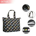 thumbnail image 2 of Black Cartoon Colorful Unicorn Pattern Travel Tote Bags for Women Carry On,Large Weekender Bags for Women Travel,Multi Functional Duffle Bag for Work,Shopping,Sports, 2 of 5