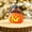 Orange, variant on Hometravel Halloween Ceramic Pumpkin Night Light, Hollow Out Design Glowing Decor with Soft LED, Festive Ambient Ornament for Home, Party, Seasonal Decor