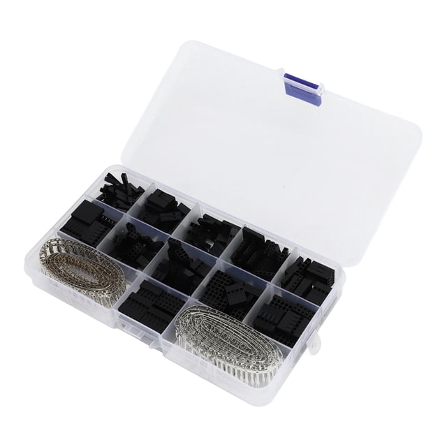 620 Uds. Conectores De Cable De Salto De 2,54mm, Conectores De Cable De Clavijas De Crimpado Macho Y Hembra Con Clavijas De Crimpado Hembra Macho Para Placas De Circuito De Ordenadores De Coches