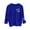 01 Blue, variant on Fewfanhot Womens Tops Graphic Crewneck Sweatshirts Casual Loose Long Sleeve Pullover Tops