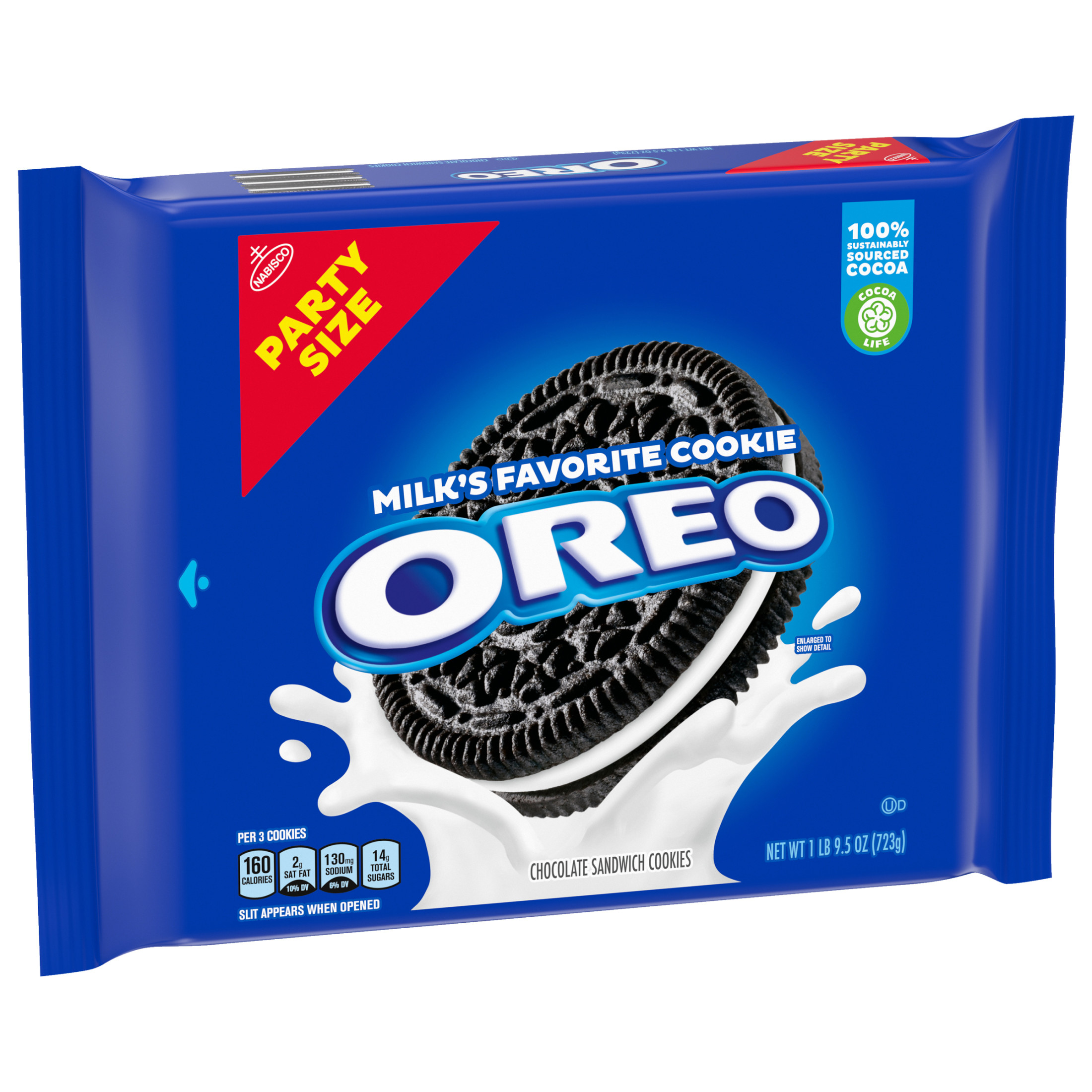OREO Chocolate Sandwich Cookies, Party Size, 25.5 oz - image 3 of 15
