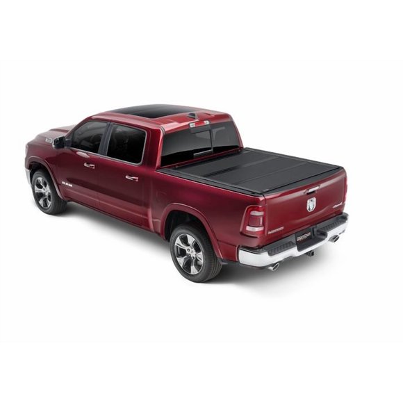 UnderCover Tonneau Cover AX32005 Armor Flex; Hard Folding; 2 Folds/3 Panels; Non-Lockable; Black Matte; Textured; Line-X Coated Aluminum