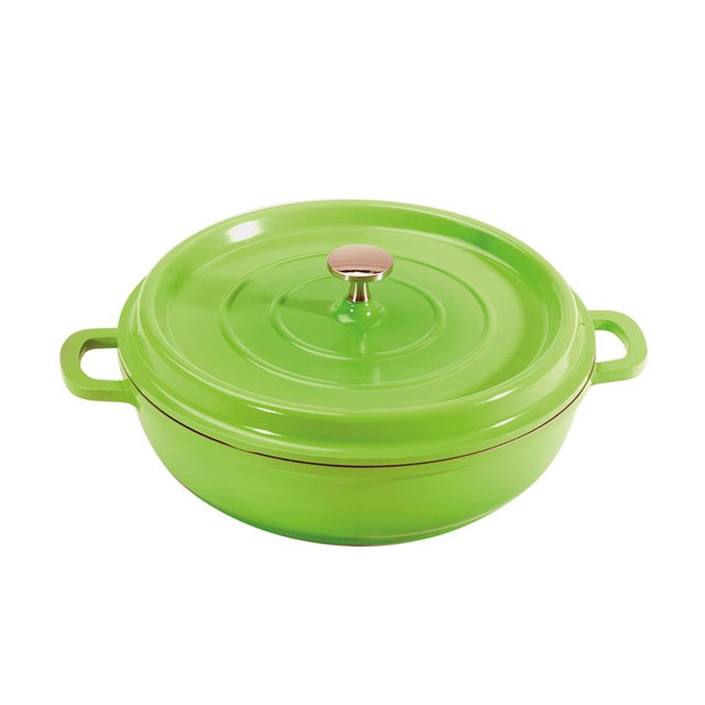 GET CA-005-GR/BK/CC 3 qt Ceramic Coated Aluminum Braising Pan, Gray
