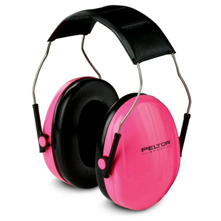3M PELTOR MT16H210F-478-RE SportTac Headset Pink Cup Headband Free