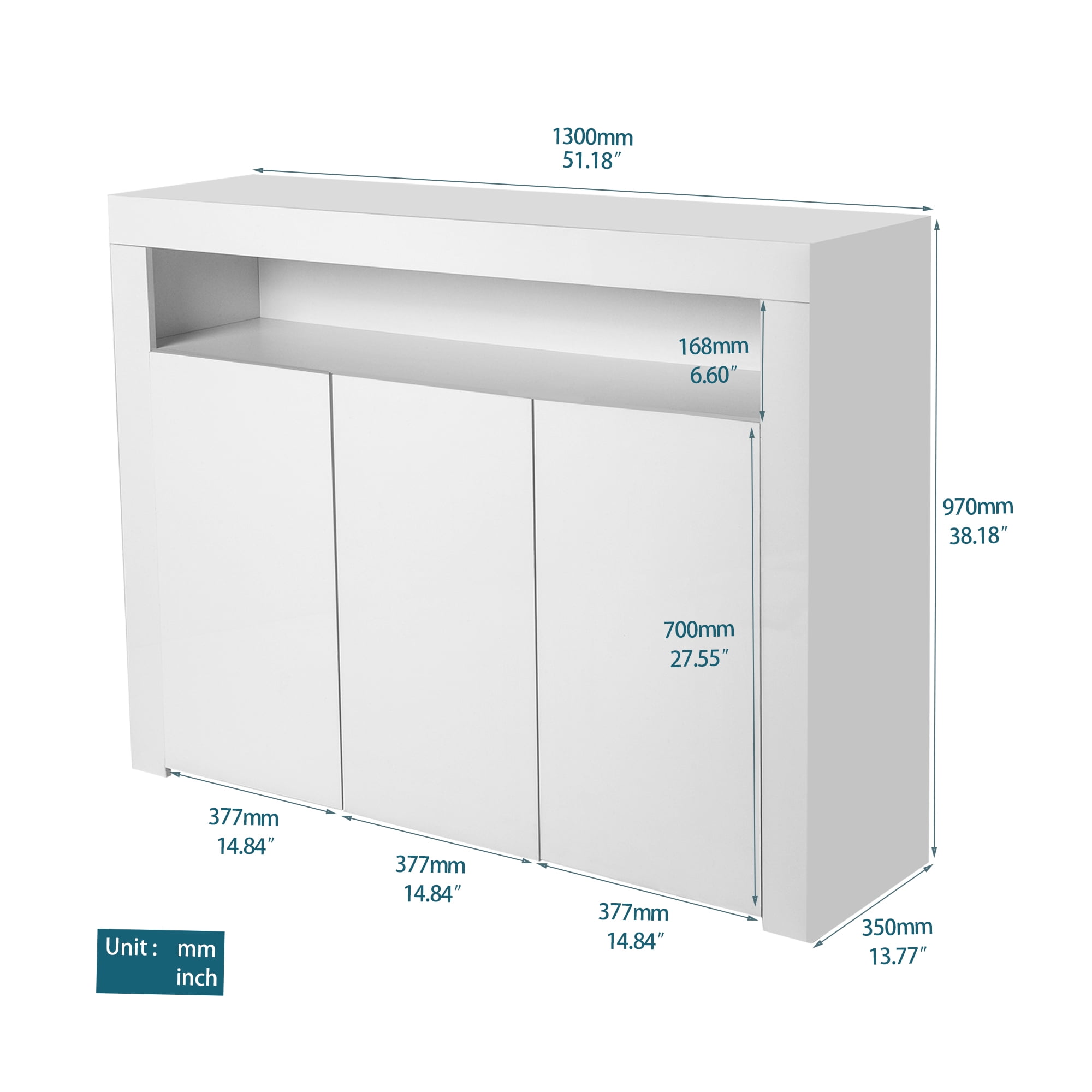 Private Jungle Sideboard UV Coated, High Glossy Panel, With Led Lights, Kitchen Cabinet,Bar Cabinet, Modern And Fashion Furniture, White Private Jungle Sideboard UV Coated, High Glossy Panel, With Led Lights, Kitchen Cabinet,Bar Cabinet, Modern And Fashion Furniture, White