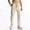 Khaki, variant on Mens Vertical Striped Textured Jogger Pants, Drawstring Waist with Relaxed Fit and Cozy Fabric Black S