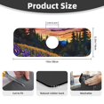 thumbnail image 2 of Fuzoiu Galactic Night Over Meadow Print Kitchen Faucet Suction Pad, Sink Splash Guard Faucet Mat, Faucet Handle Drip Catcher Tray Drying Mat For Bathroom Kitchen Bathroom Countertop, 2 of 7